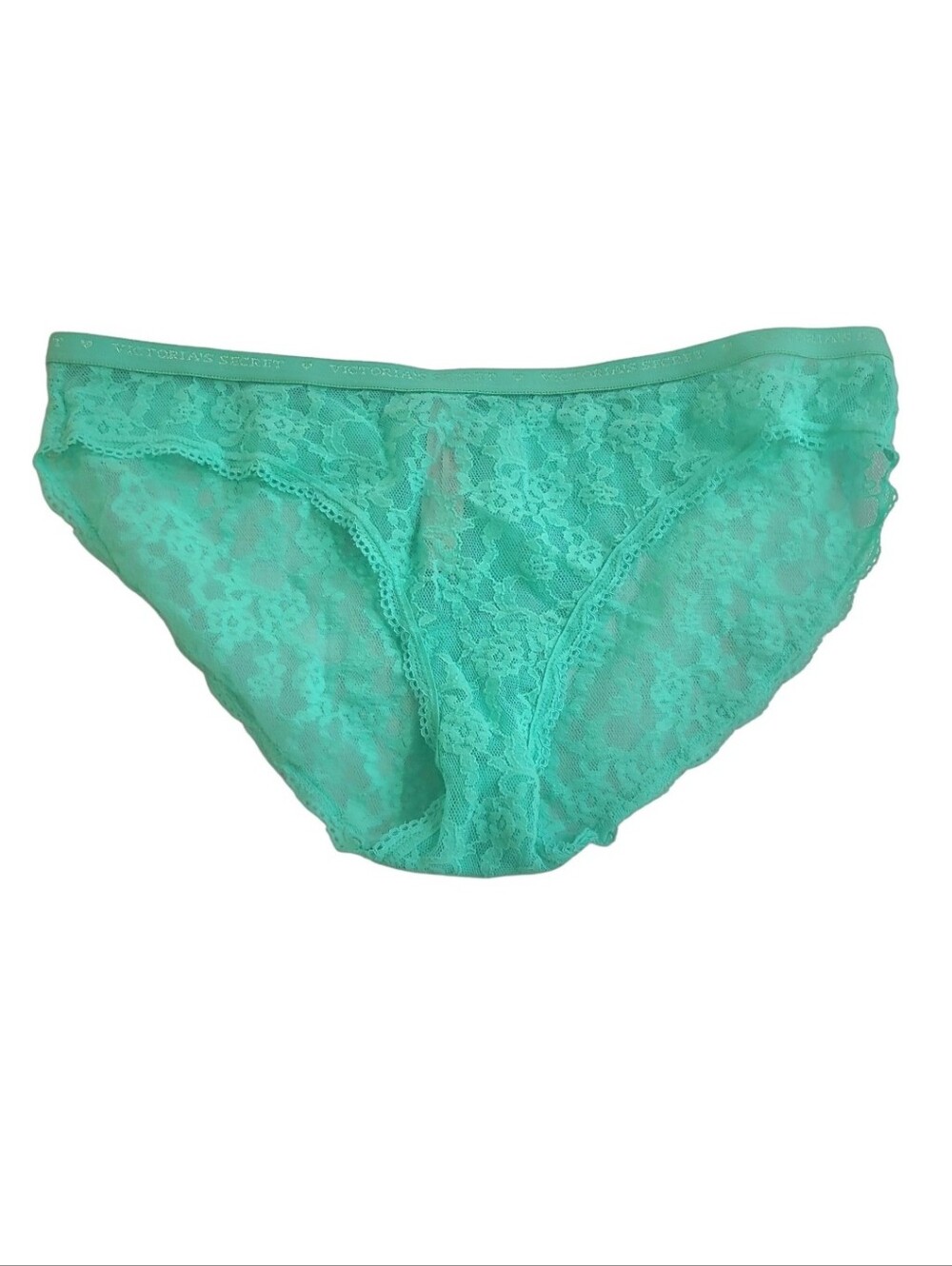 Vintage Victoria's Secret GreenLace Bikini Panty